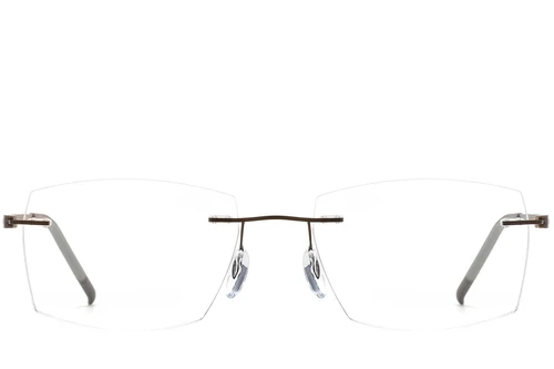 Invisible Black Metal Glasses #BS2012-0880