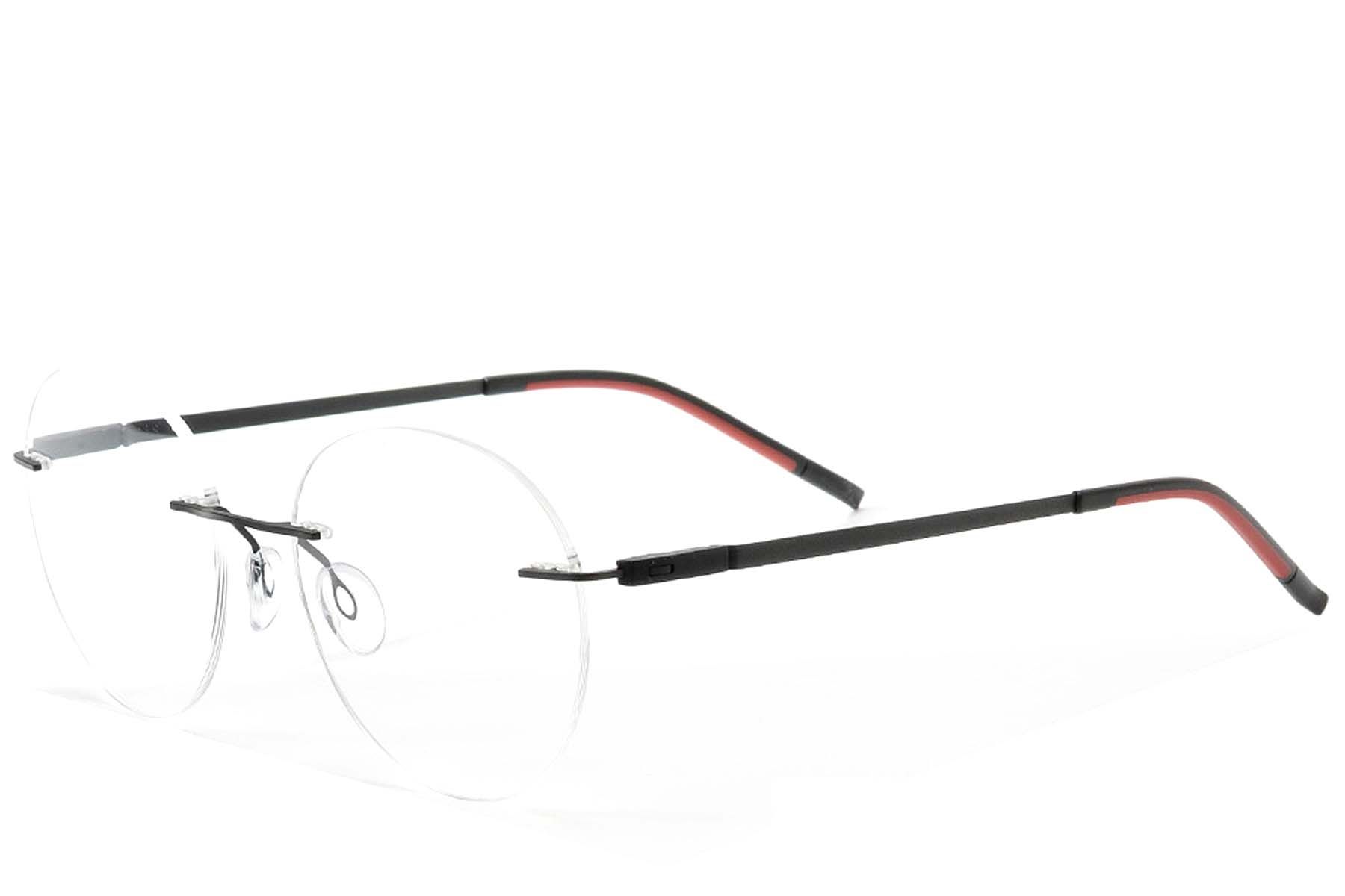 Invisible Black Metal Glasses #BS2012-0881