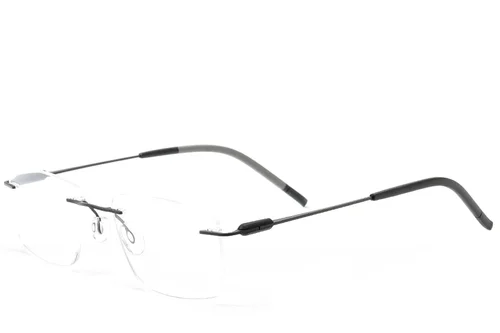 Lunettes invisibles en métal noir #BS2012-0887