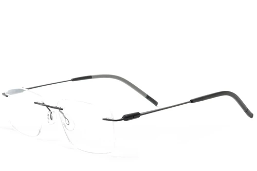 Invisible Black Metal Glasses #BS2012-0887