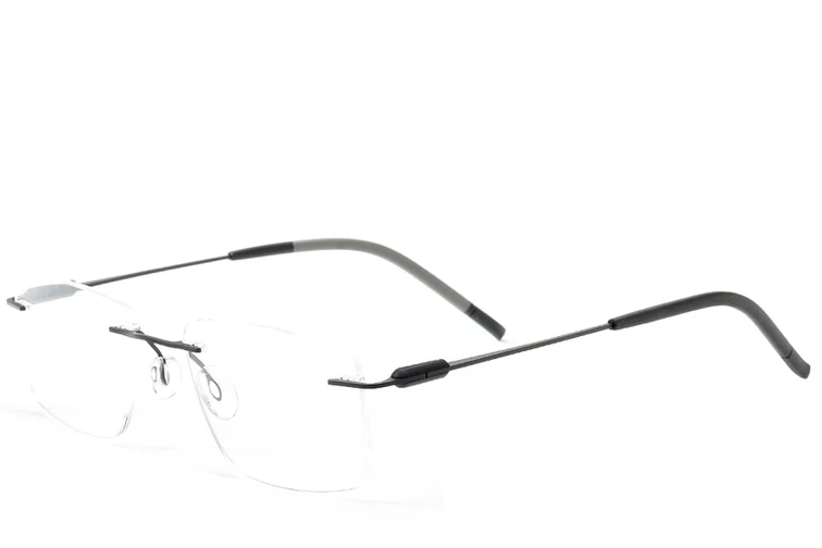 Gafas invisibles de metal negro #BS2012-0887