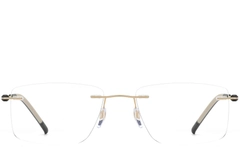 Invisible Golden Metal Glasses #BS2012-0888