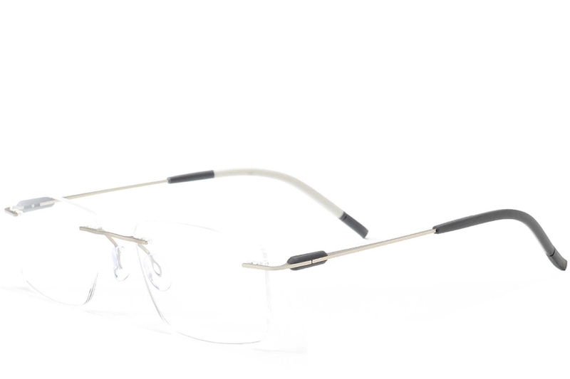 Invisible Silver Metal Glasses #BS2012-0889