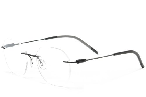 Lunettes invisibles en métal noir #BS2012-0893