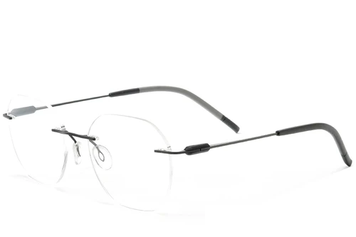 Invisible Black Metal Glasses #BS2012-0893