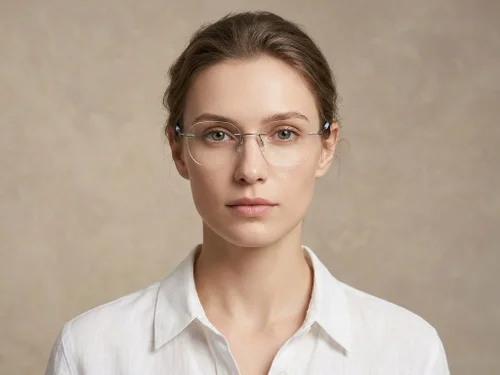 Lunettes invisibles en métal gris #BS2012-0898