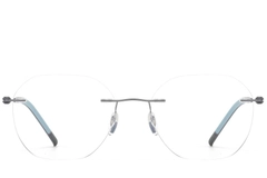 Invisible Grey Metal Glasses #BS2012-0898