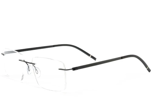 Invisible Black Metal Glasses #BS2012-0899