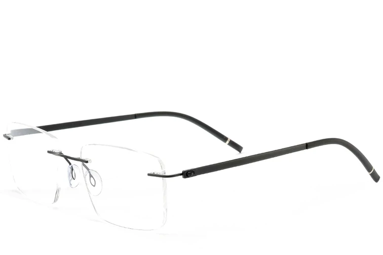 Lunettes invisibles en métal noir #BS2012-0899