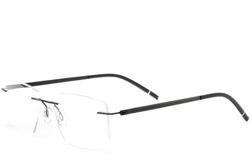 Invisible Black Metal Glasses #BS2012-0905