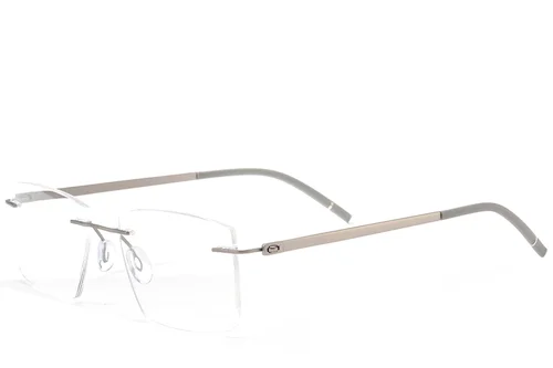 Lunettes invisibles en métal argenté #BS2012-0907