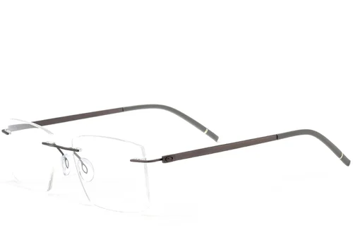 Lunettes invisibles en métal gris #BS2012-0908