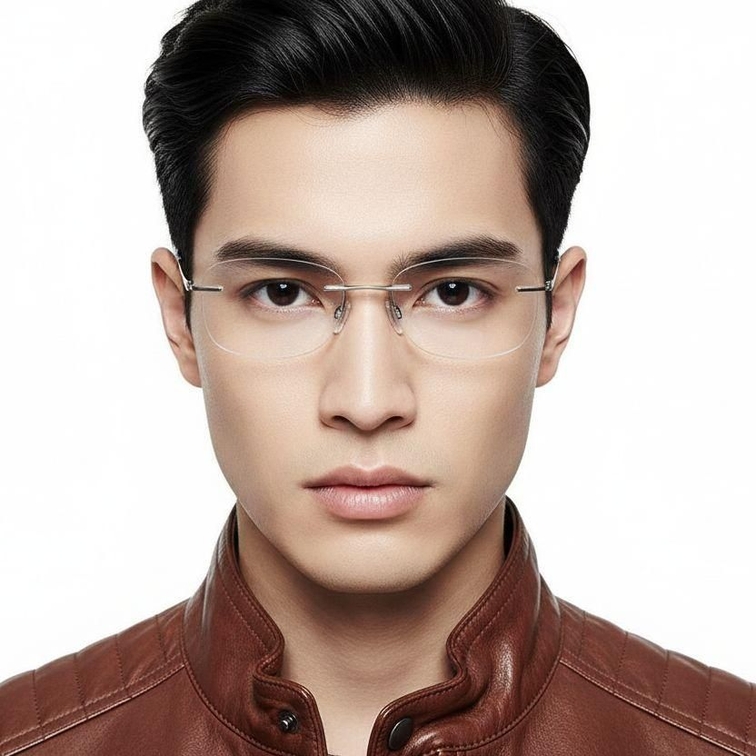 Invisible Silver Metal Glasses #BS2012-0912