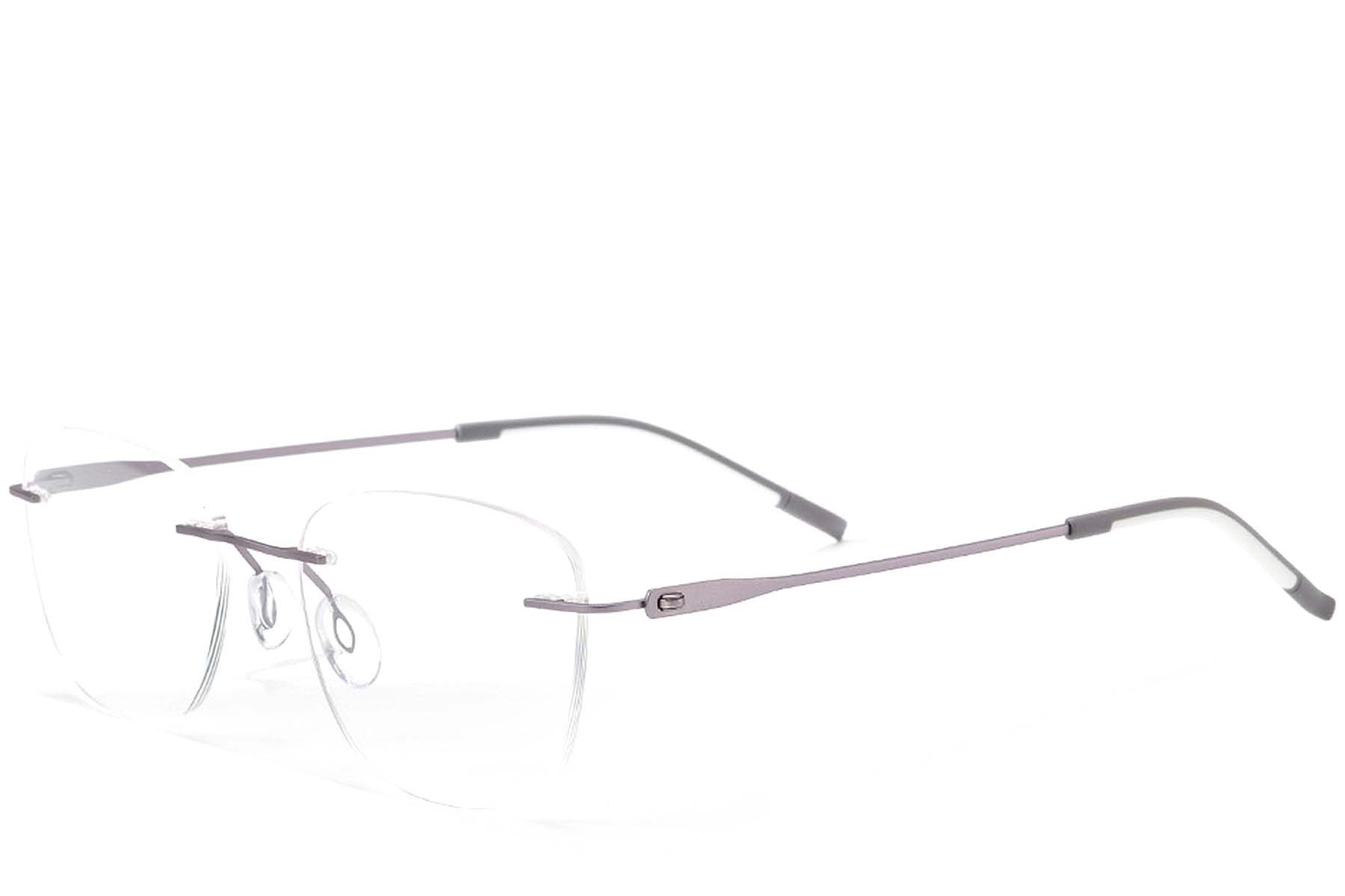 Invisible Purple Metal Glasses #BS2012-0915