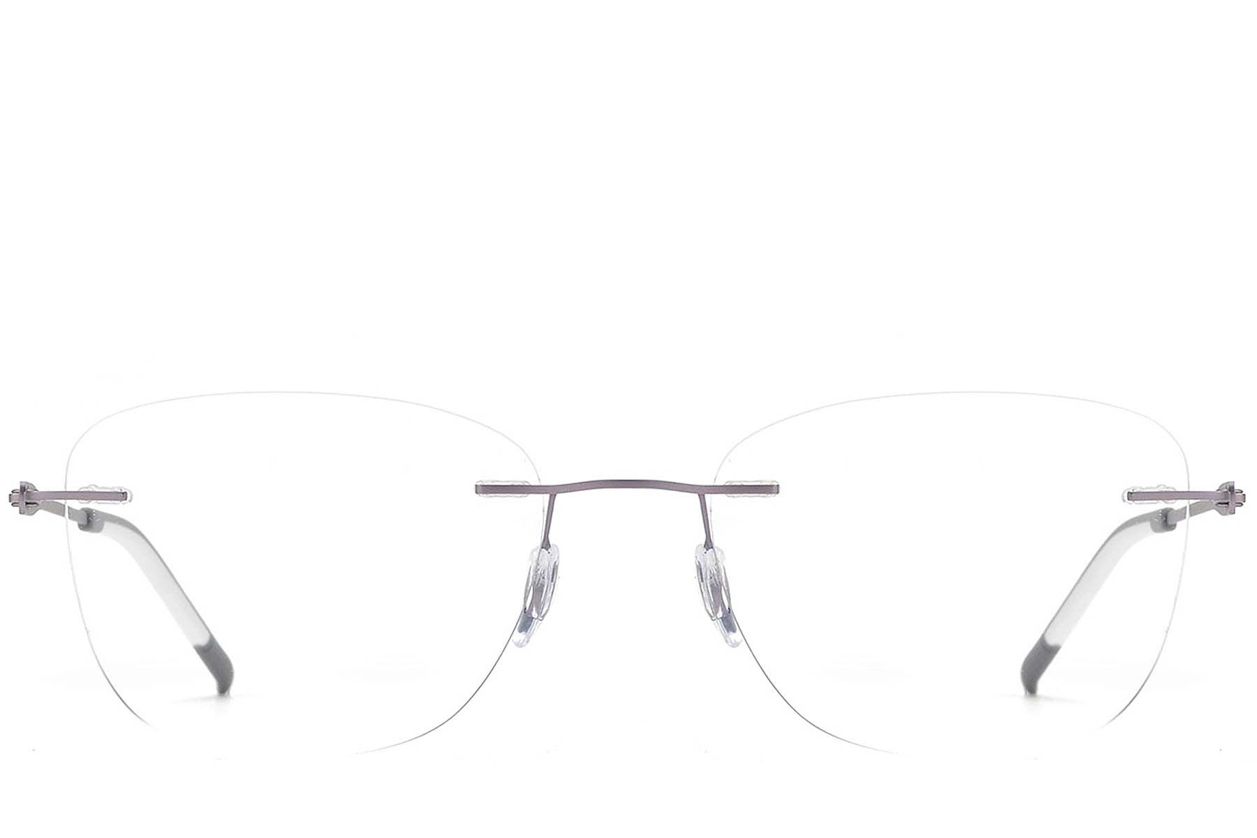 Invisible Purple Metal Glasses #BS2012-0915