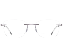 Invisible Purple Metal Glasses #BS2012-0915