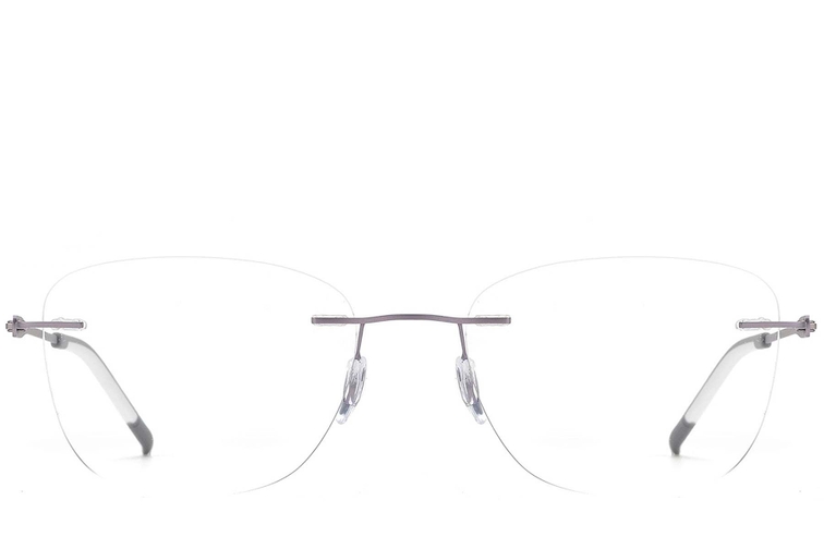Invisible Purple Metal Glasses #BS2012-0915
