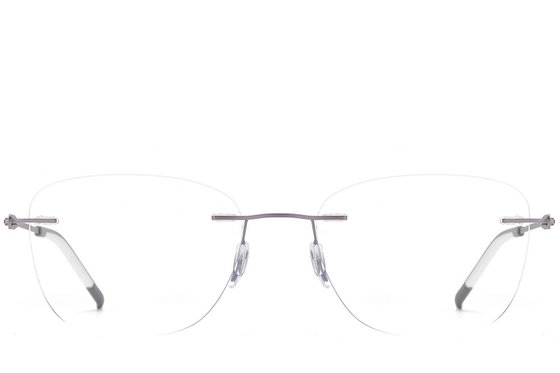 Invisible Purple Metal Glasses #BS2012-0915