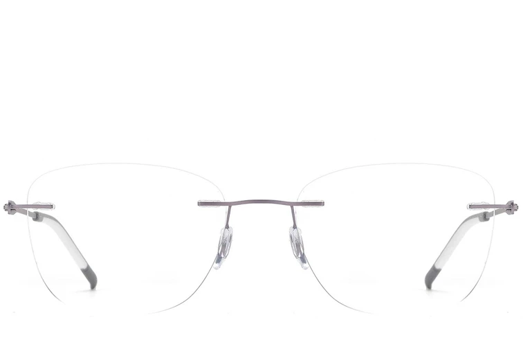 Lunettes invisibles en métal violet #BS2012-0915
