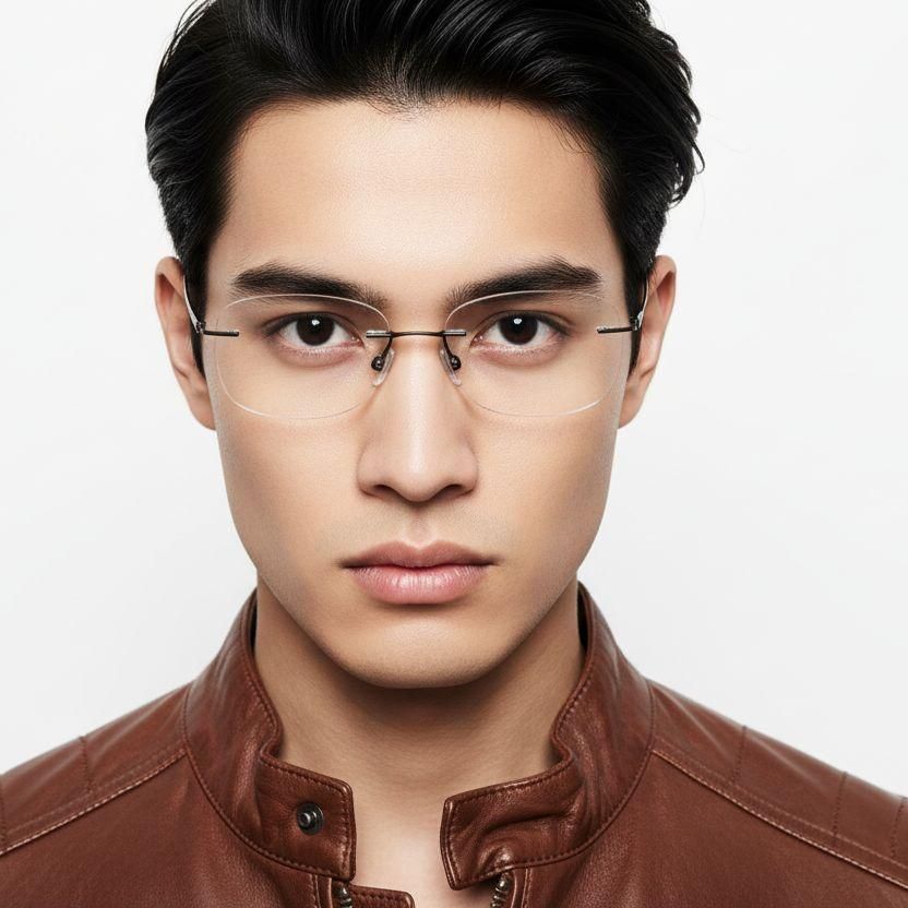 Invisible Black Metal Glasses #BS2012-0916