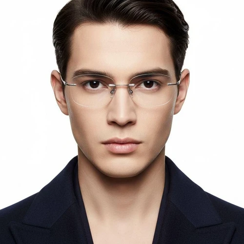 Invisible Silver Metal Glasses #BS2012-0917