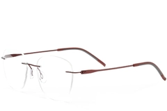 Invisible Red Metal Glasses #BS2012-0918