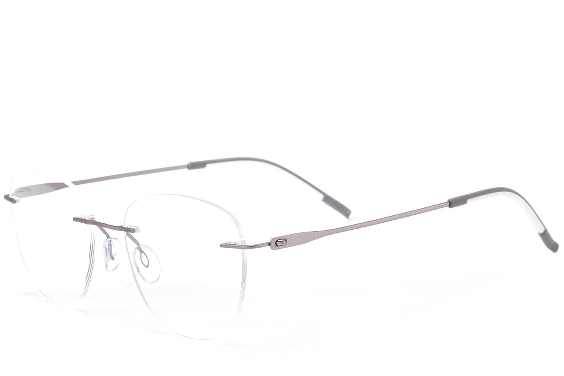 Invisible Purple Metal Glasses #BS2012-0920