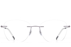 Invisible Purple Metal Glasses #BS2012-0920