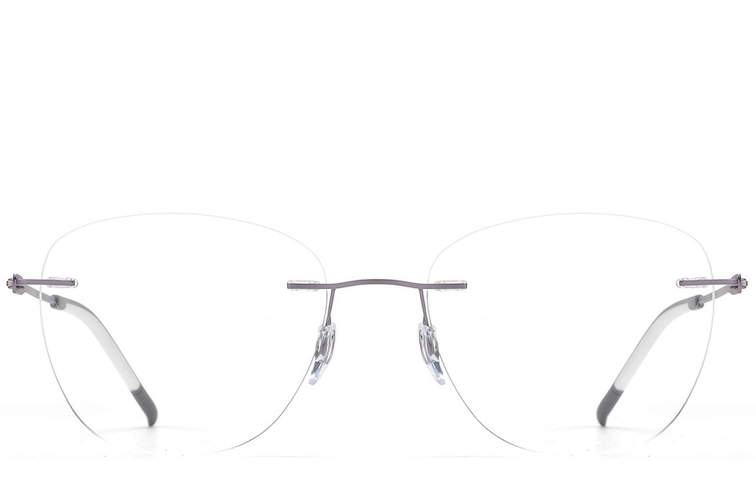 Invisible Purple Metal Glasses #BS2012-0920