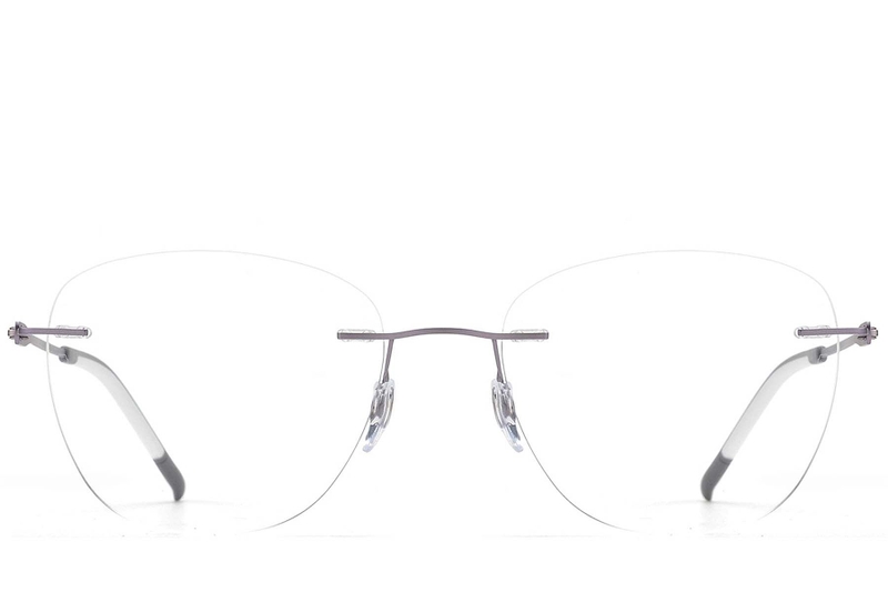 Invisible Purple Metal Glasses #BS2012-0920