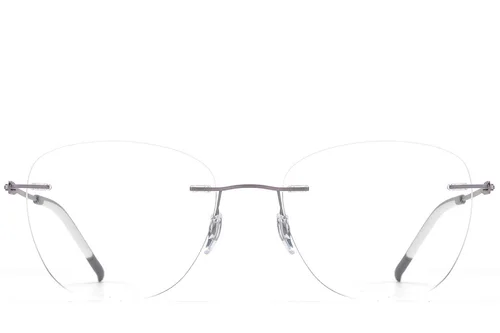 Lunettes invisibles en métal violet #BS2012-0920