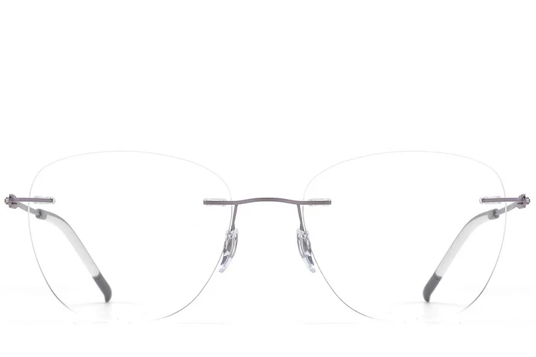 Gafas invisibles de metal morado #BS2012-0920