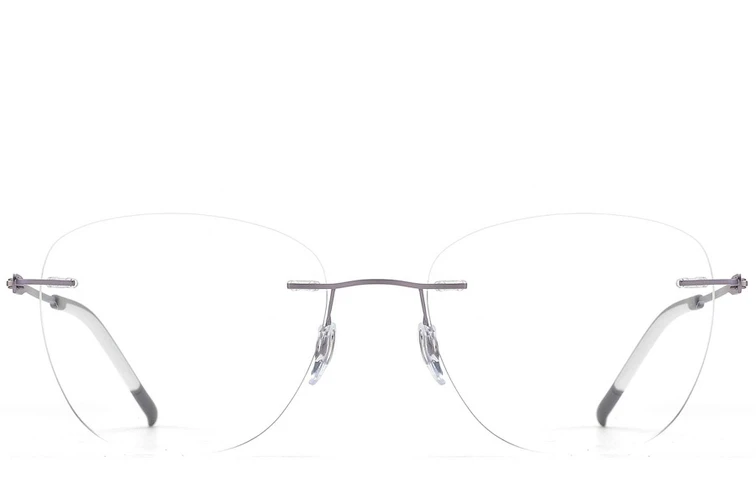 Gafas invisibles de metal morado #BS2012-0920