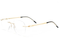 Invisible Golden Metal Glasses #BS2012-0922