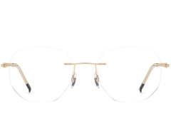 Invisible Golden Metal Glasses #BS2012-0922