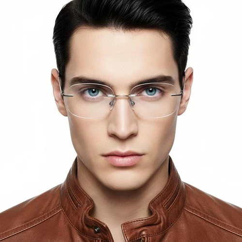 Invisible Silver Metal Glasses #BS2012-0923