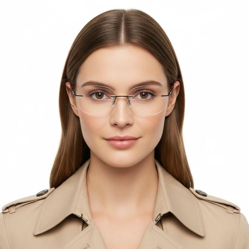 Invisible Black Metal Glasses #BS2012-0927