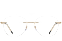 Invisible Golden Metal Glasses #BS2012-0928