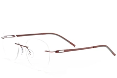 Invisible Red Metal Glasses #BS2012-0930