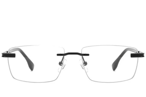 Lunettes invisibles en métal noir #BS2012-0934