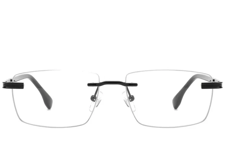 Gafas invisibles de metal negro #BS2012-0934