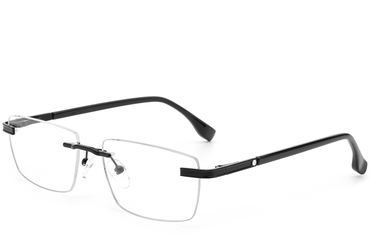 Invisible Black Metal Glasses #BS2012-0934