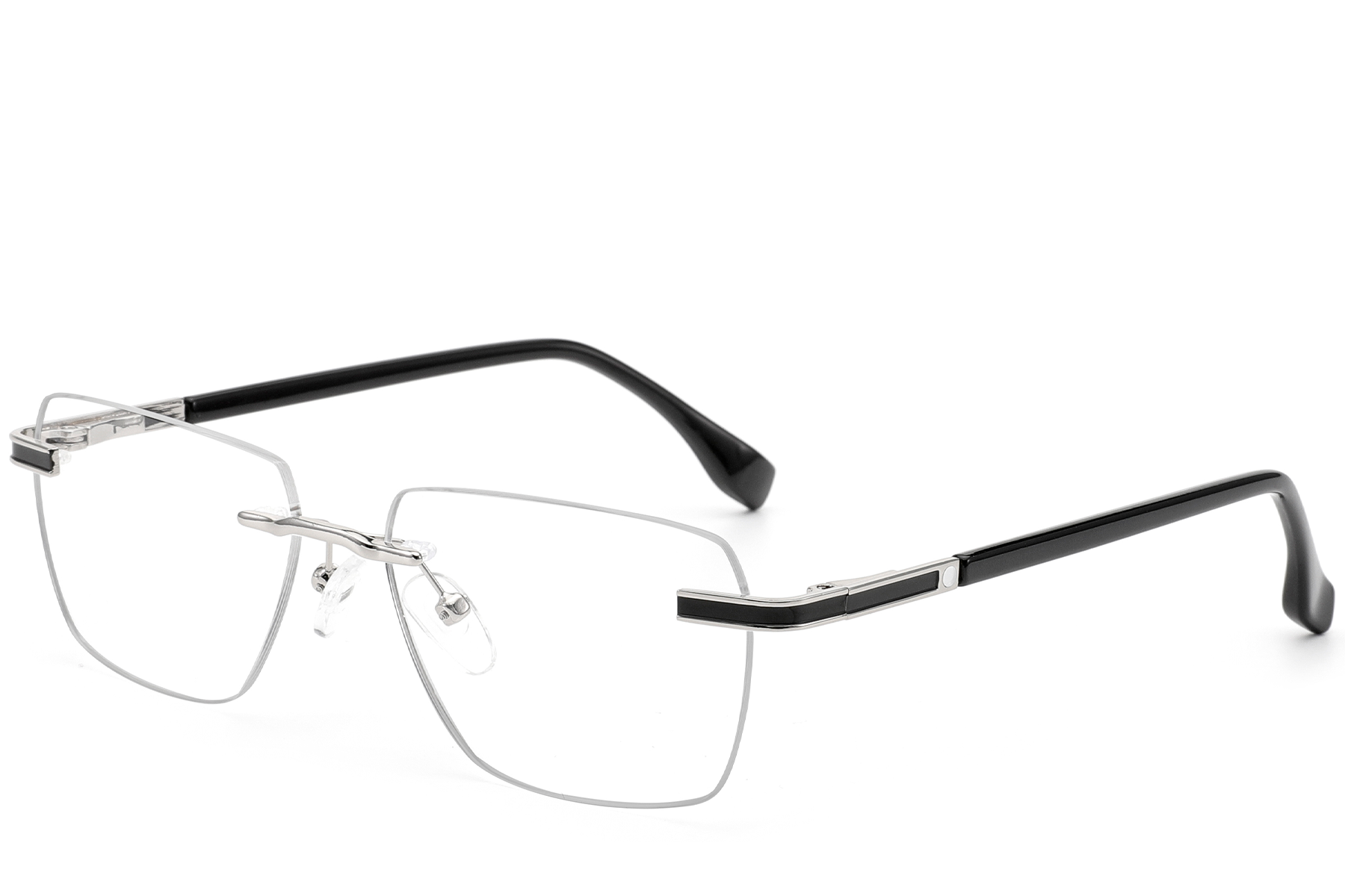 Invisible Silver Metal Glasses #BS2012-0938