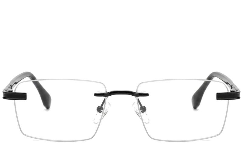 Invisible Black Metal Glasses #BS2012-0941