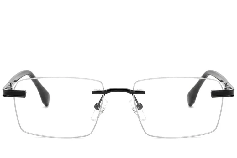 Gafas invisibles de metal negro #BS2012-0941