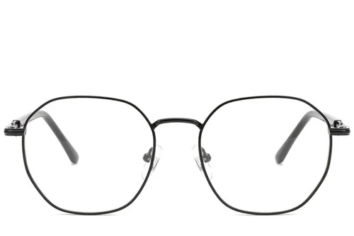Lunettes géométriques en métal noir #BS2012-0959