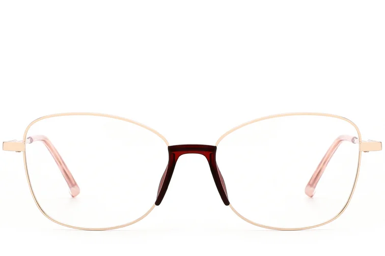 Lunettes papillon en métal doré #BS2012-0960