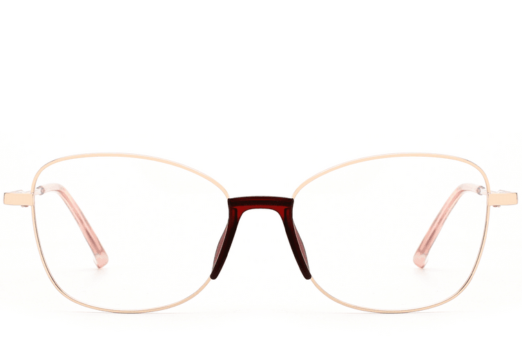 Lunettes papillon en métal doré #BS2012-0960