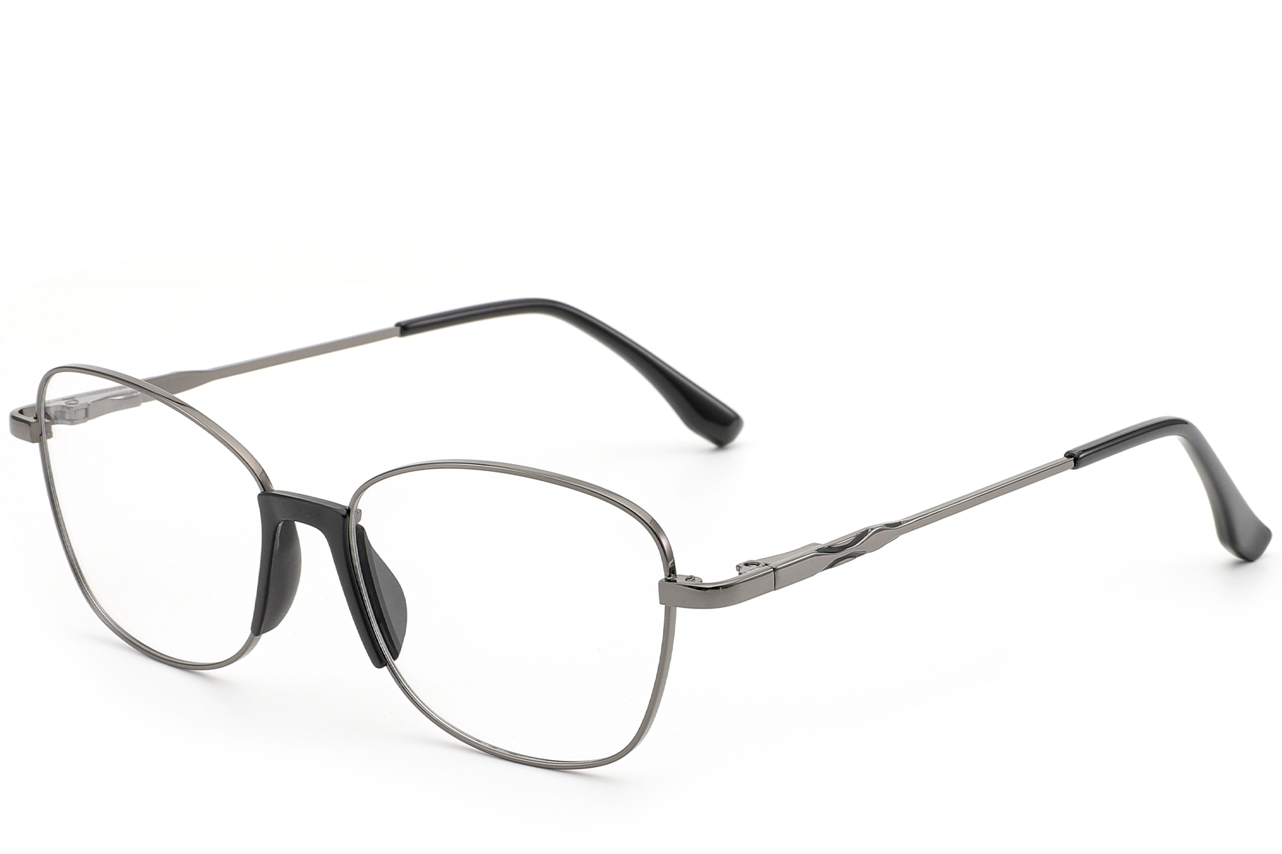 Butterfly Gray Metal Glasses #BS2012-0961