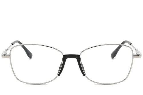 Lunettes papillon en métal argenté #BS2012-0963